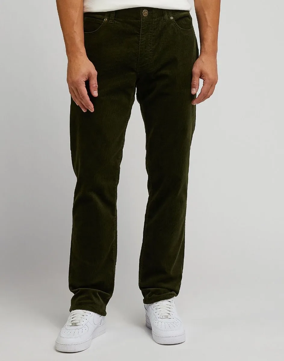 Lee Extreme Motion Straight Corduroy Jeans MVP Pesto