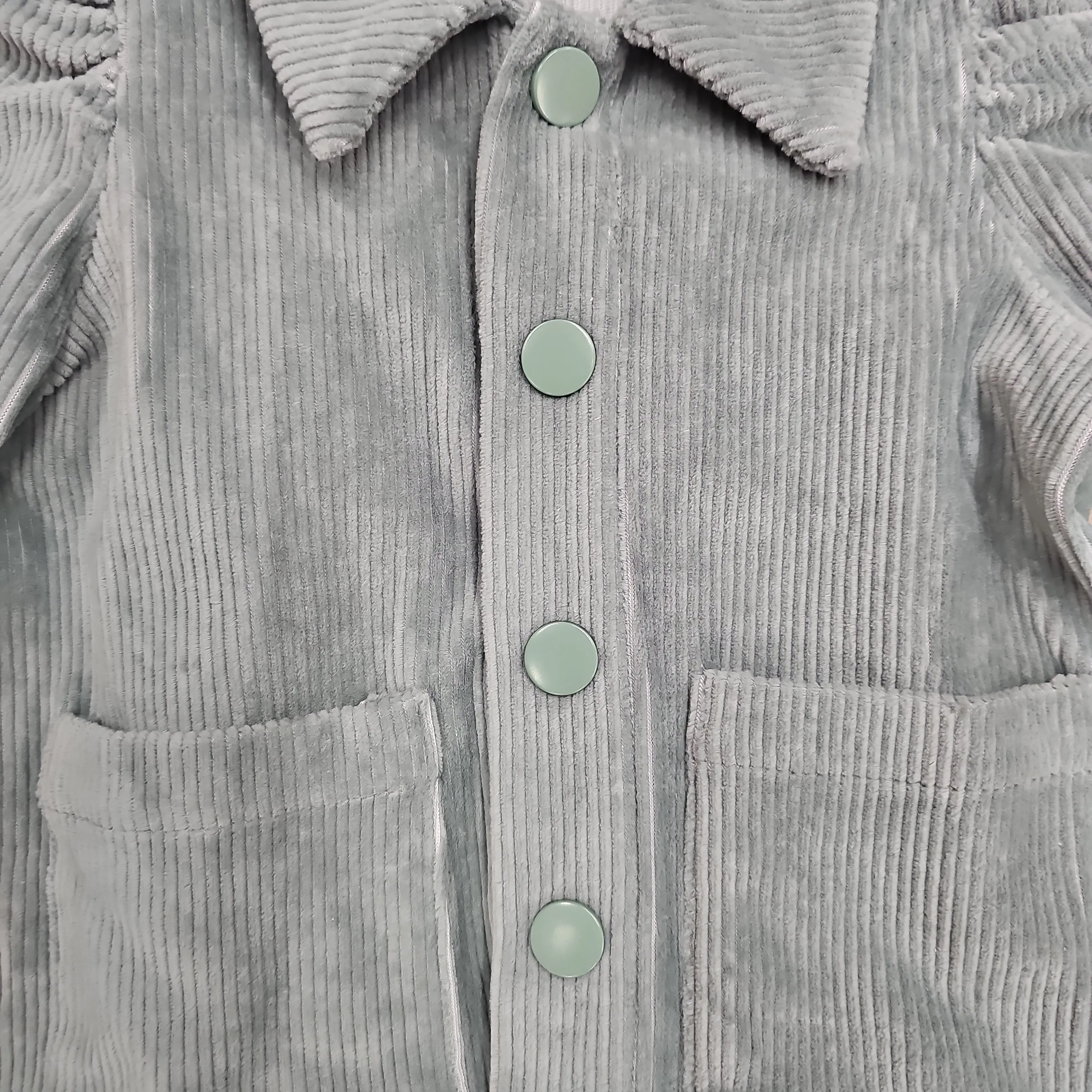 MABEL AND HONEY SAGE GREEN CORDUROY JACKET