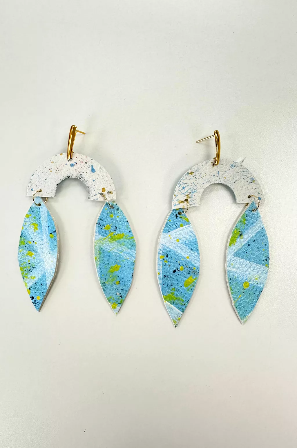 Marley Leather Spirit Earrings by Annie Claire Designs