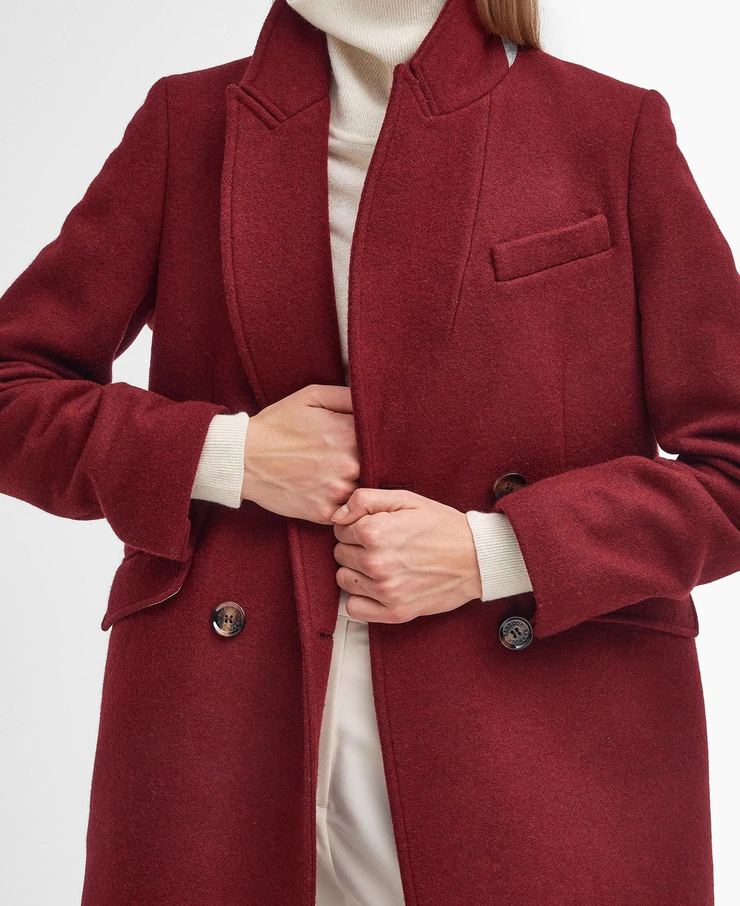  Marylin Tailored Wool Coat     