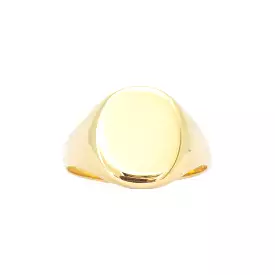 Medium Round Signet Ring