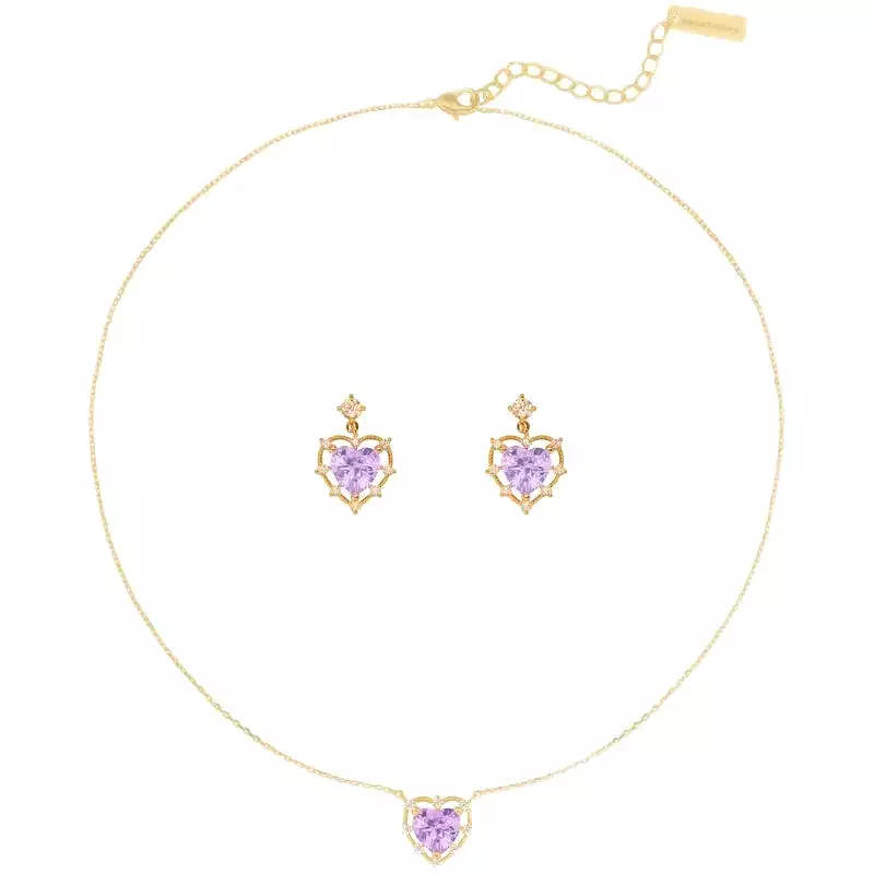 Megan Princess Heart Choker LIN02