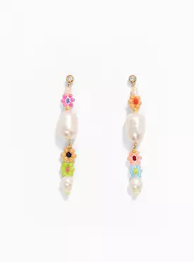 Mexi Flower Earrings Gold