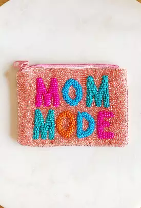 Mom Mode Beaded Pouch