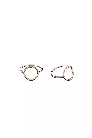 Monocle Ring, Rose Gold