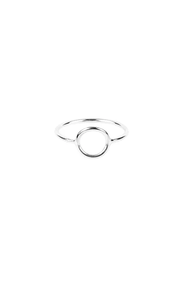 Monocle Ring, Silver