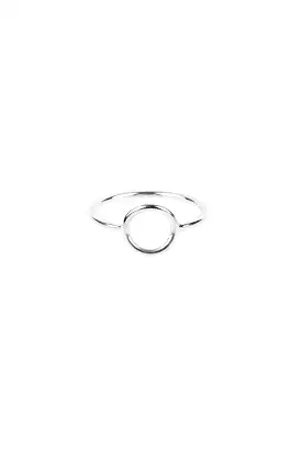 Monocle Ring, Silver