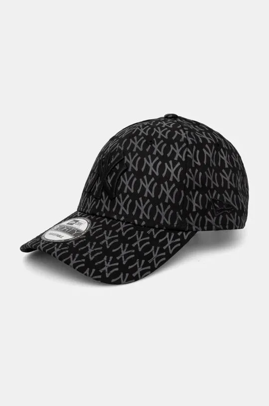 New Era cotton baseball cap TEAM MONOGRAM 9FORTY® NEW YORK YANKEES black color 60565357