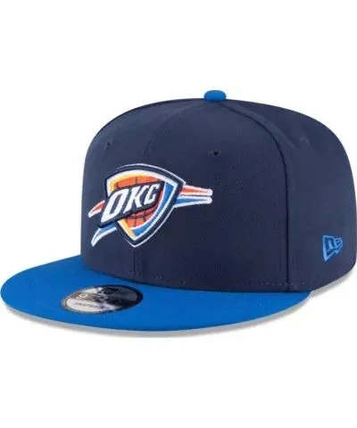 New Era Men's NBA Navy/Blue Oklahoma City Thunder Two-Tone 9FIFTY Adjustable Hat