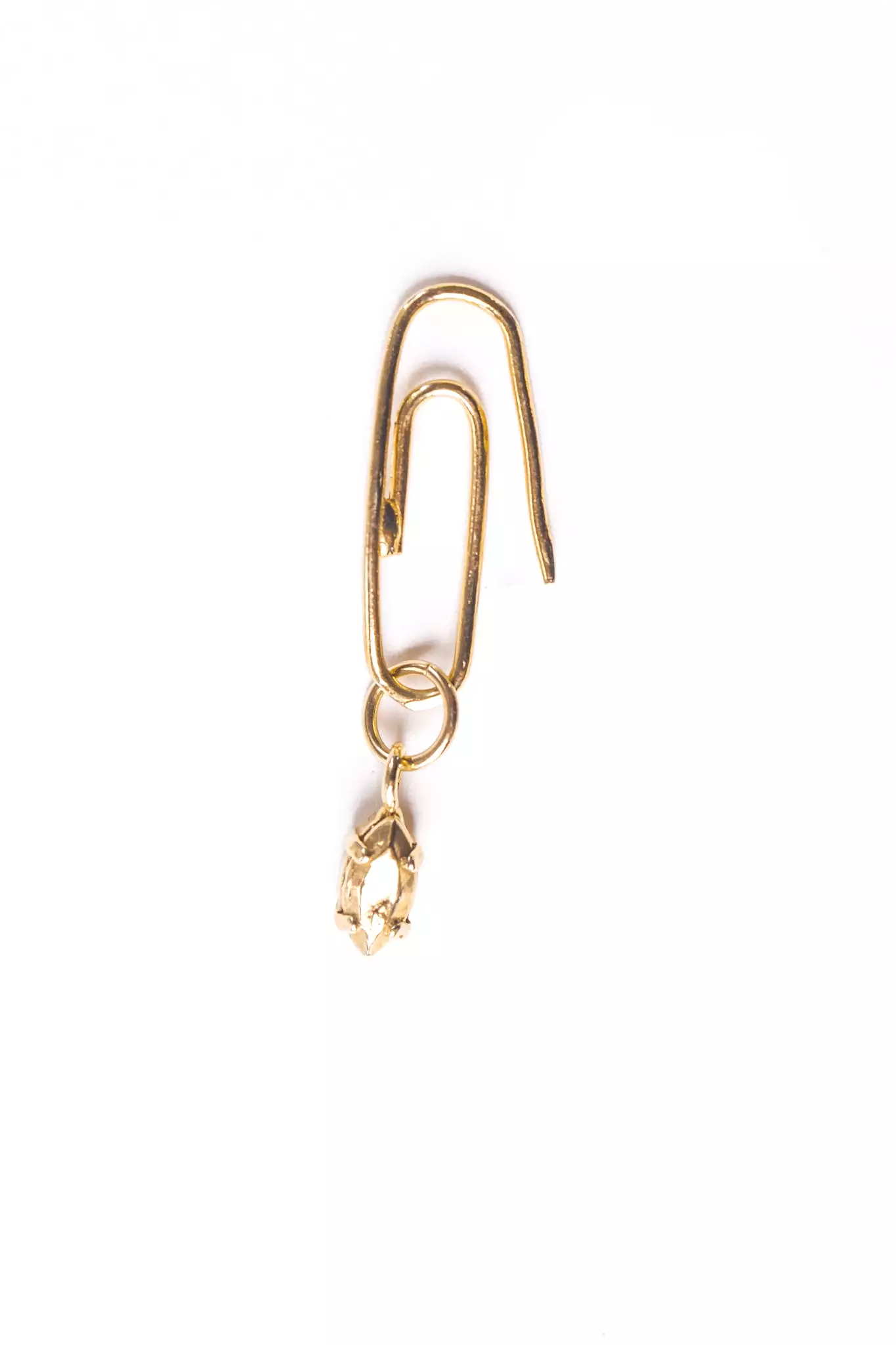 Paperclip Earring | Gold