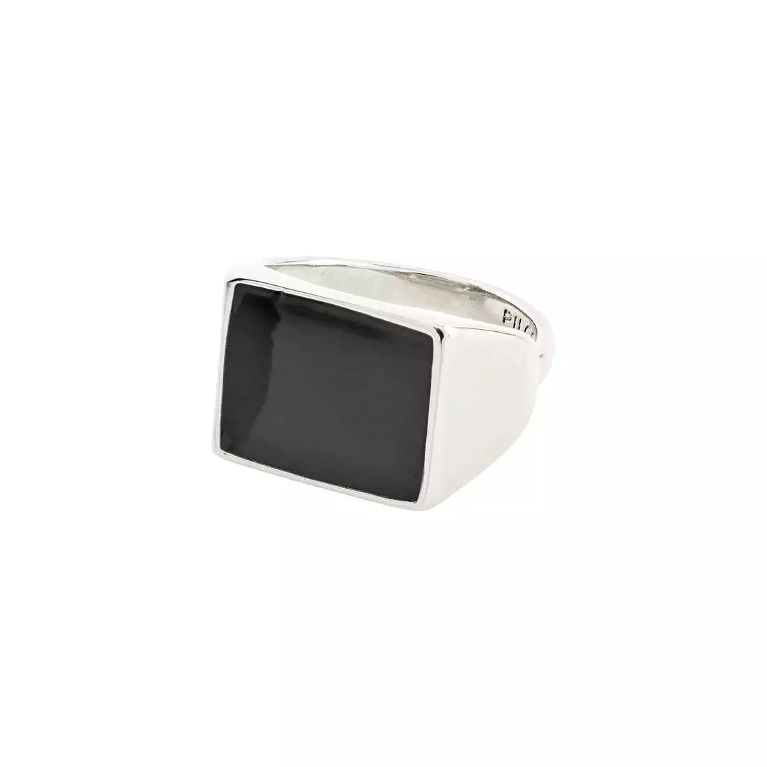 PILGRIM Ecru Square Signet Ring