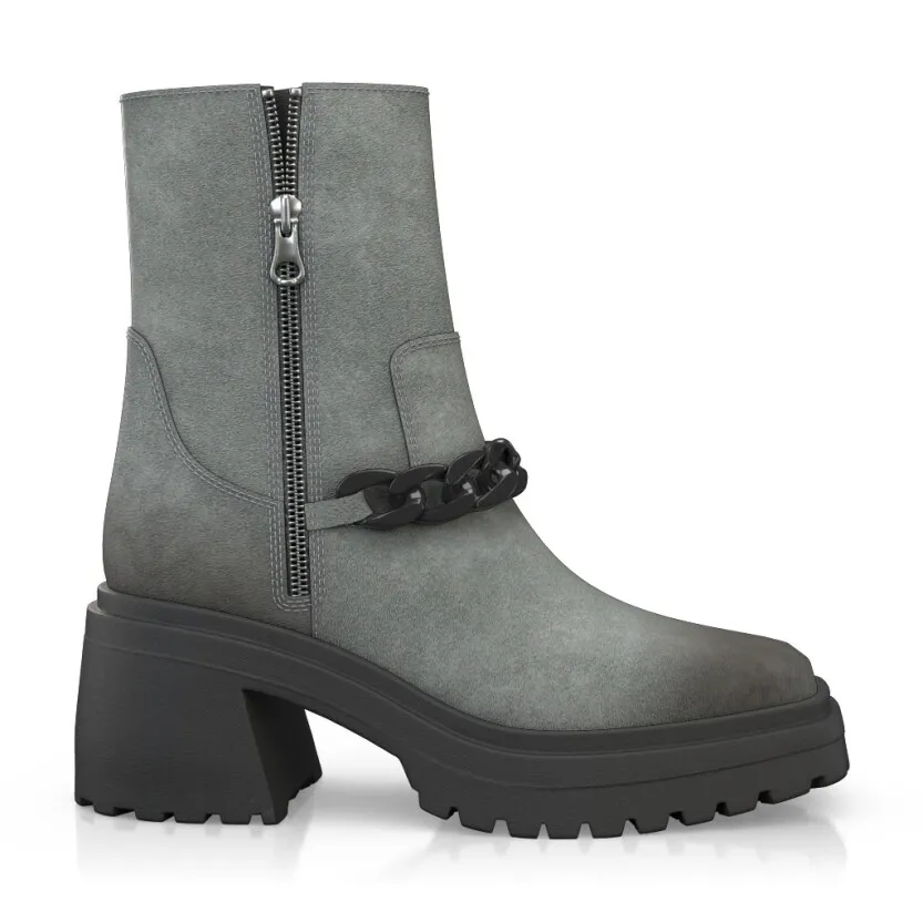 Platform Combat Ankle Boots 27950