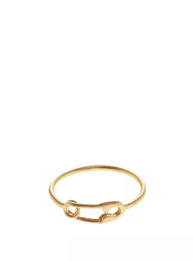 Safety Ring, Matte Gold