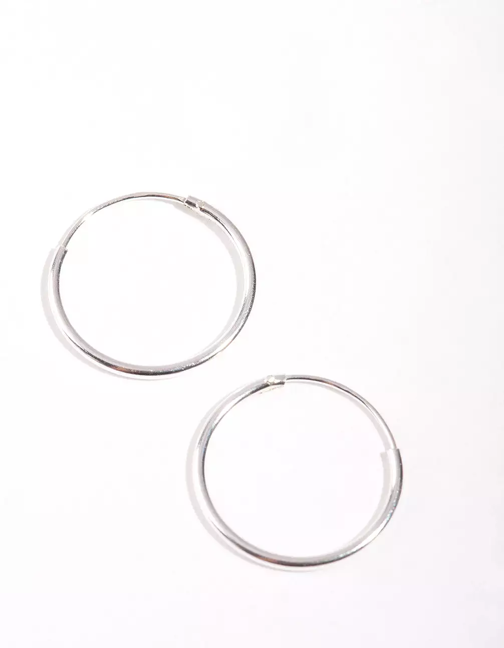 Sterling Silver 16mm Hoop Earrings