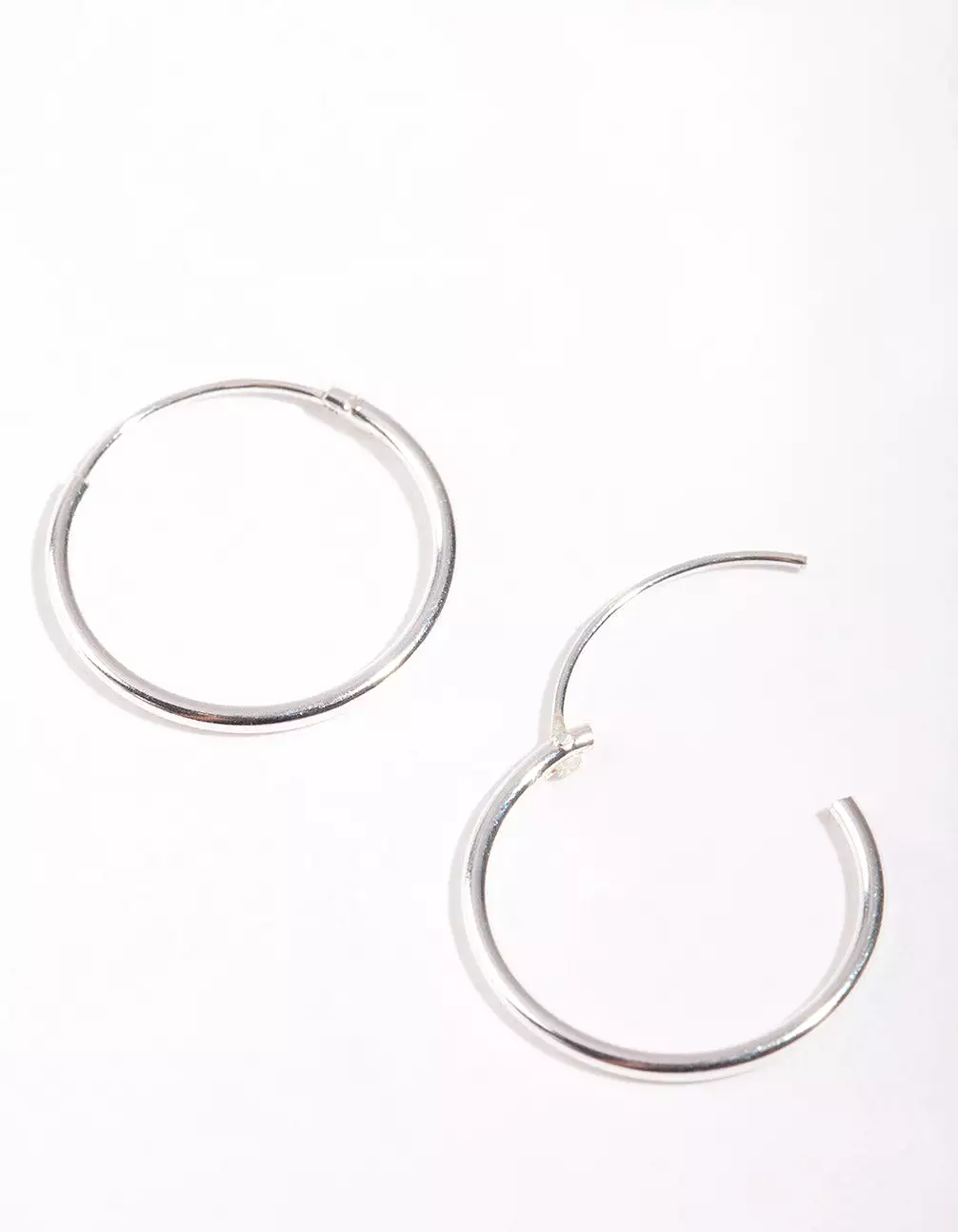 Sterling Silver 16mm Hoop Earrings