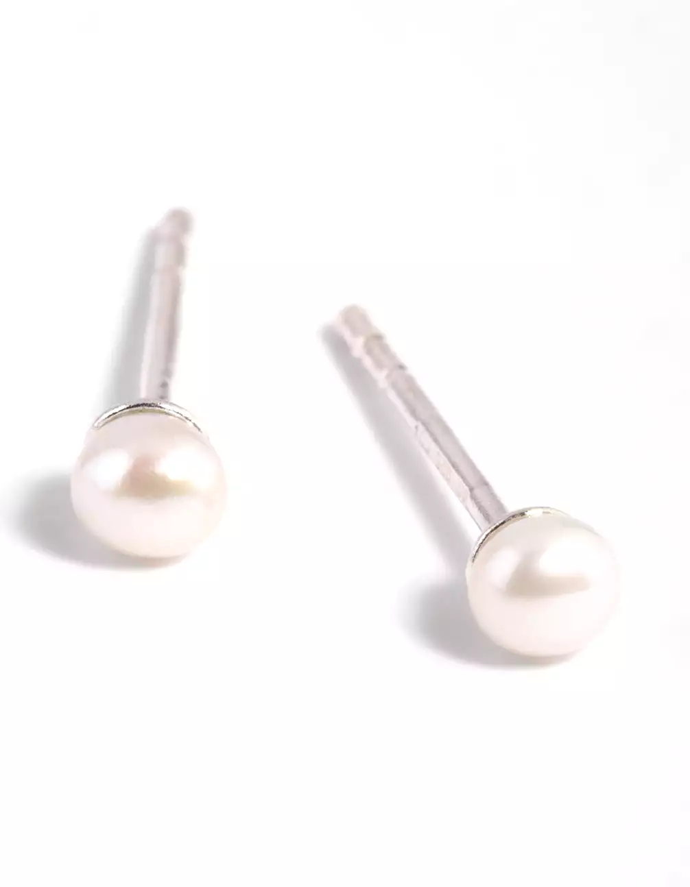 Sterling Silver Freshwater Pearl Stud Earrings