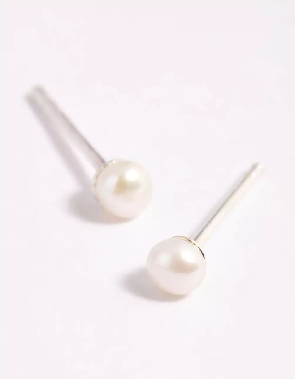 Sterling Silver Freshwater Pearl Stud Earrings