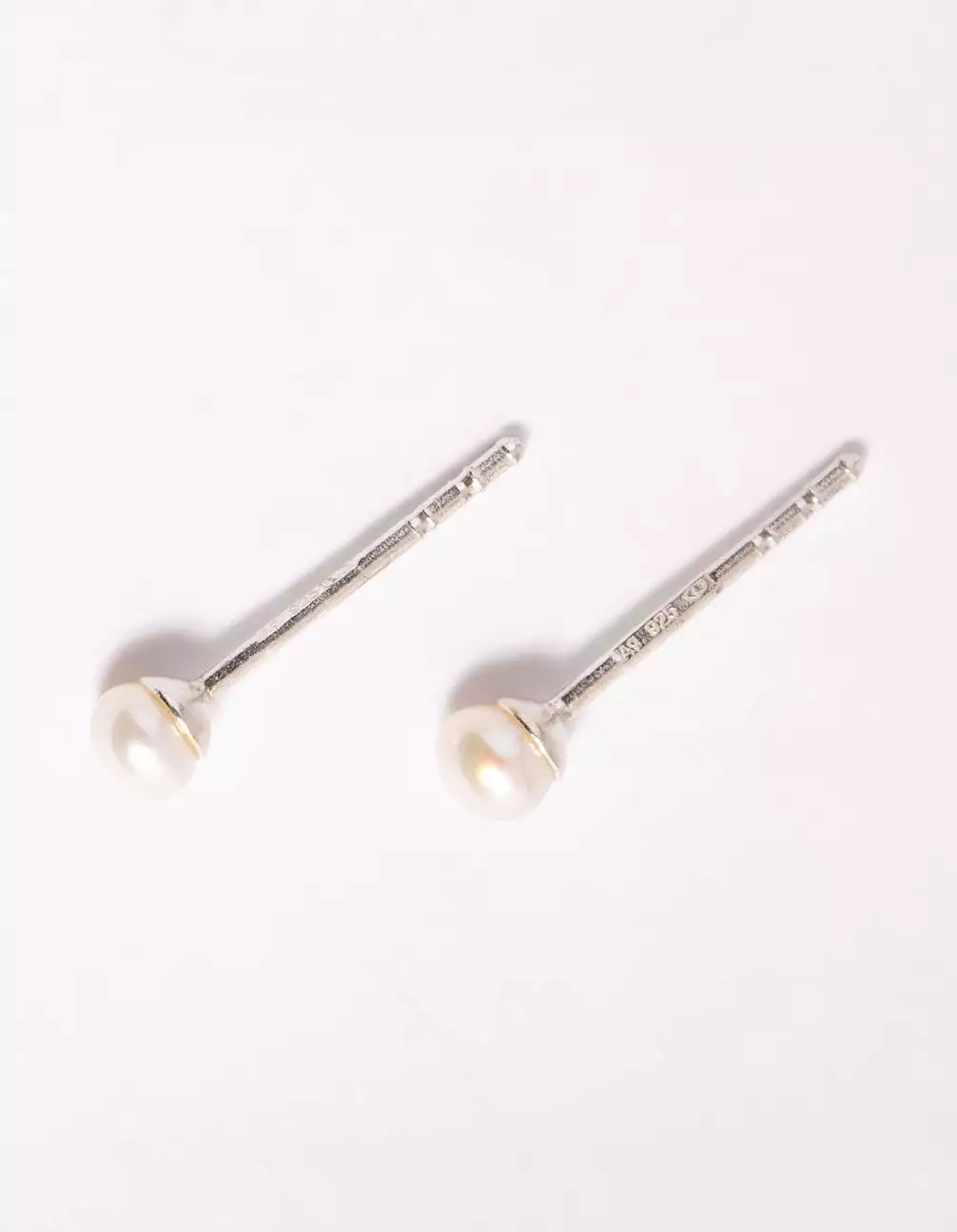 Sterling Silver Freshwater Pearl Stud Earrings