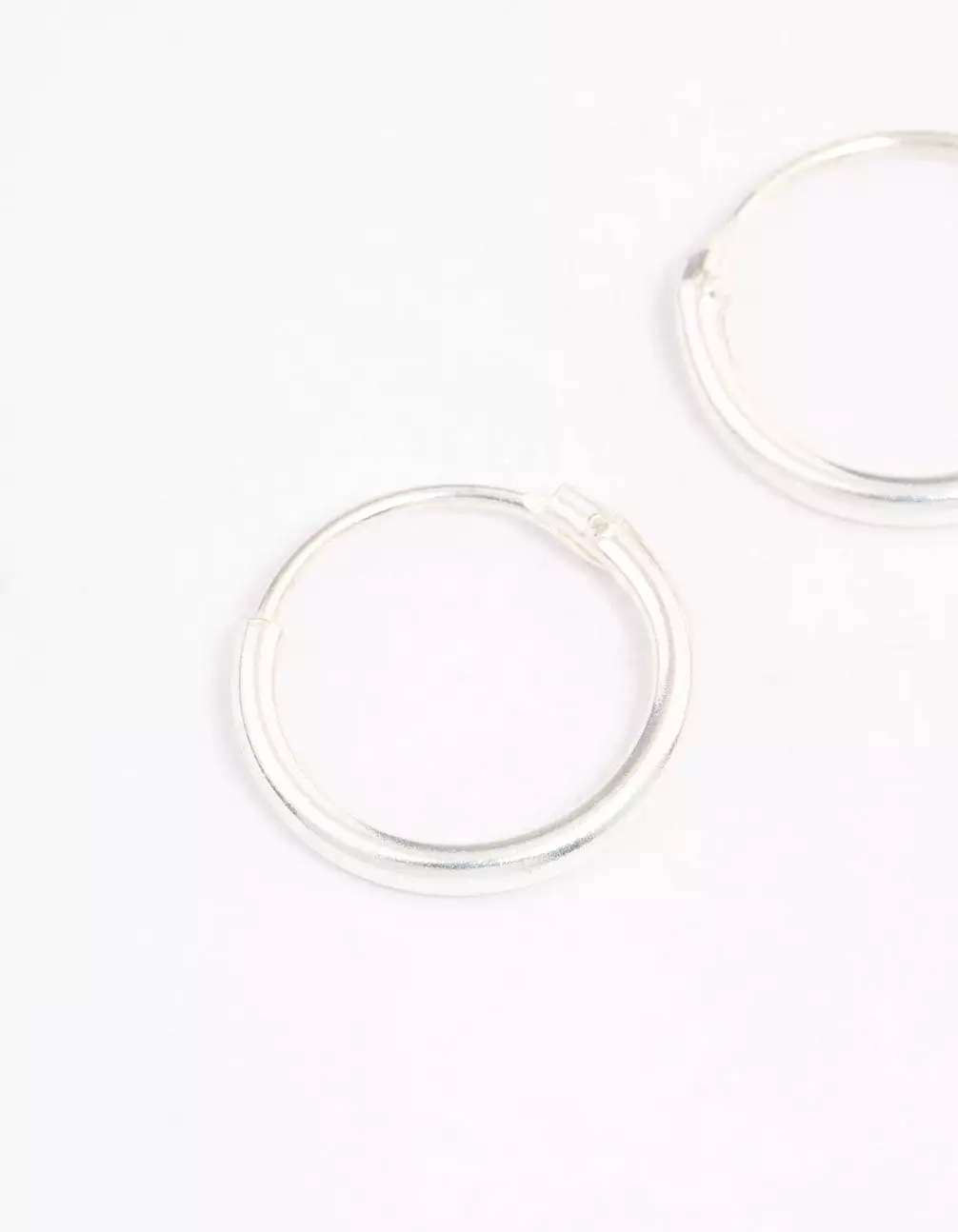 Sterling Silver Hoop Earrings 10mm