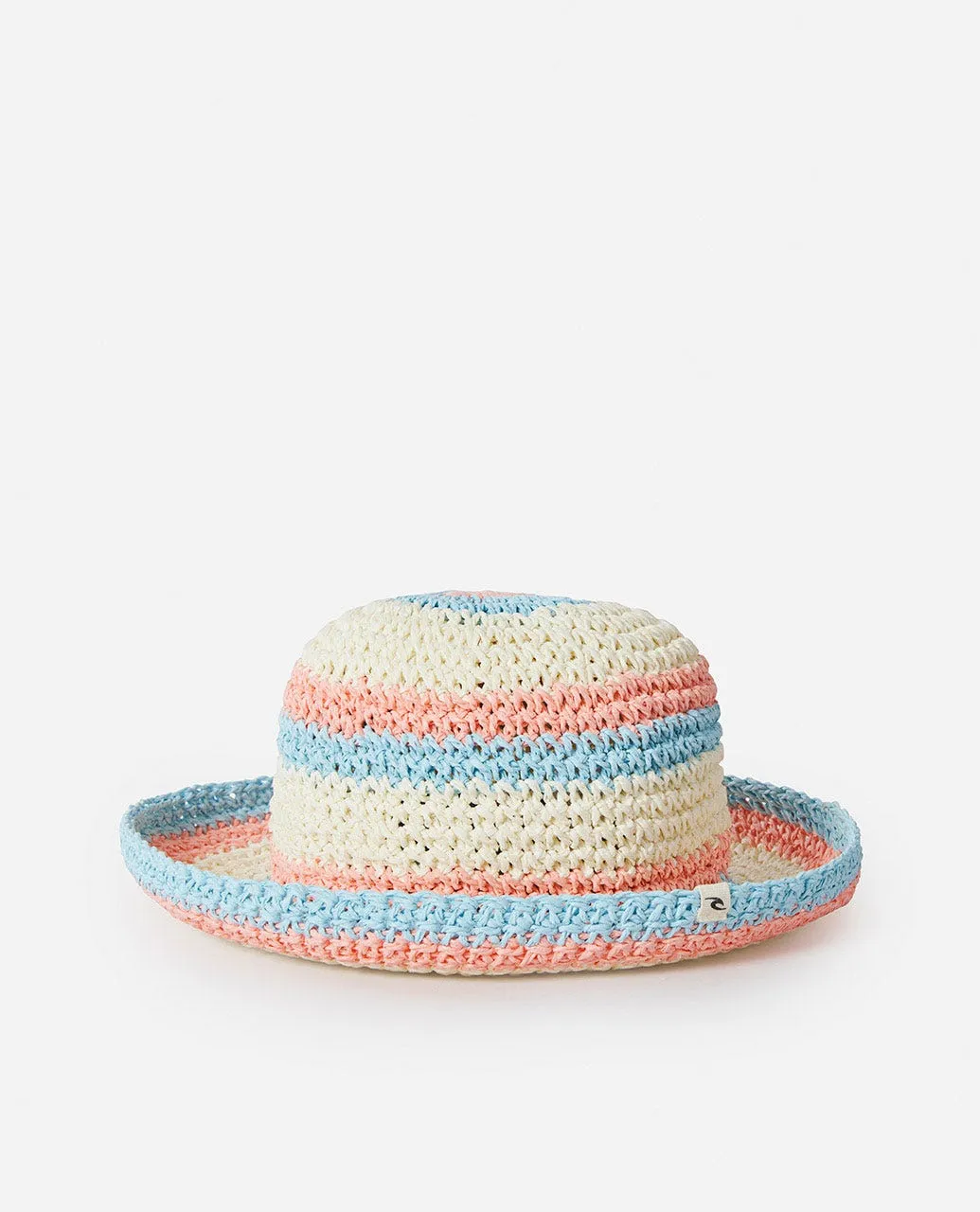 Sun Stripe Crochet Hat Girl