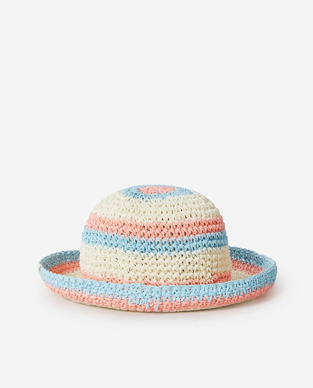 Sun Stripe Crochet Hat Girl