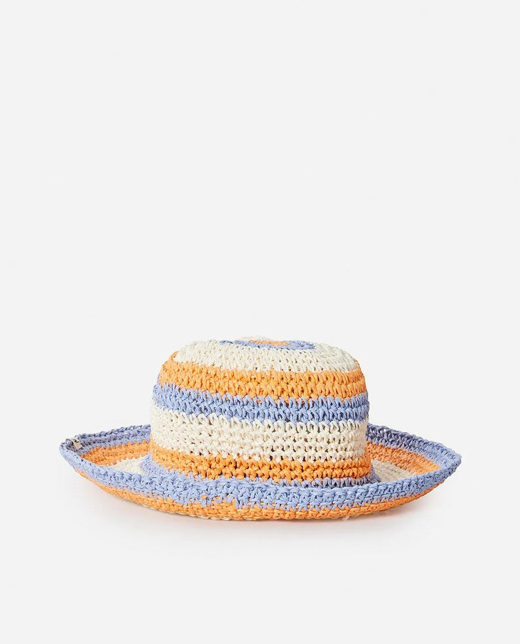 Sun Stripe Crochet Hat Girl