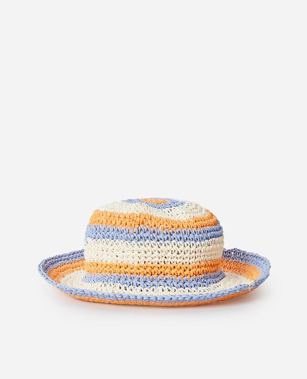 Sun Stripe Crochet Hat Girl