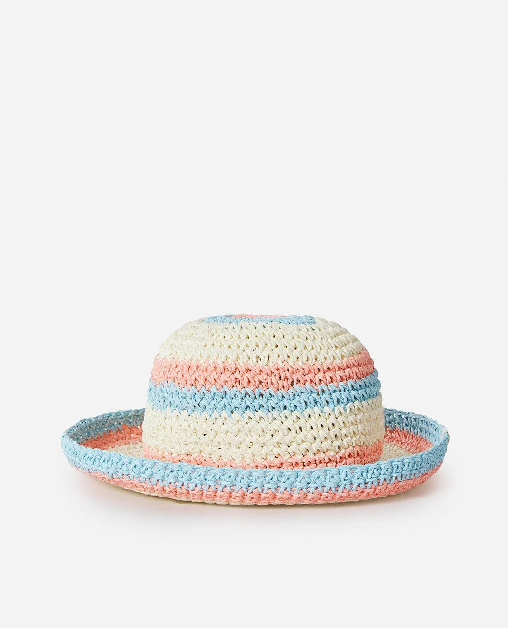 Sun Stripe Crochet Hat Girl