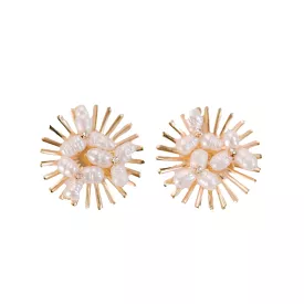 Sunburst Pearl Studs