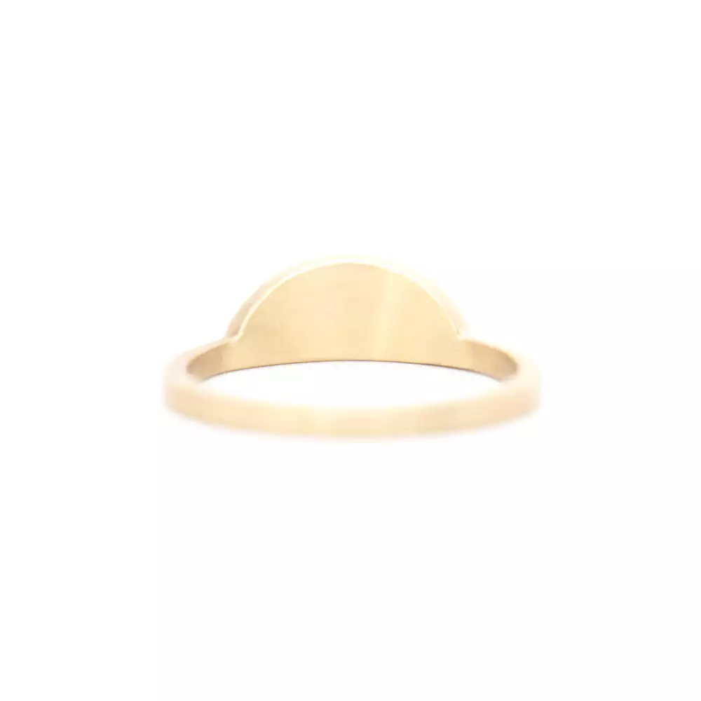 Sundial Pavé Stacker Ring