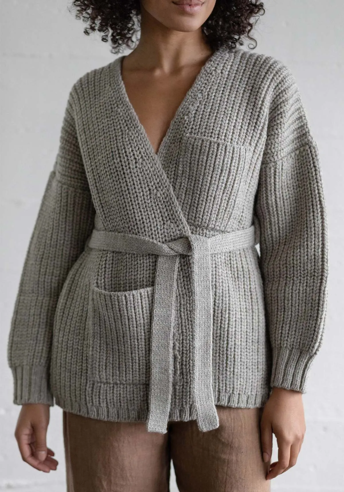 Sweater Coat - Undyed Fog