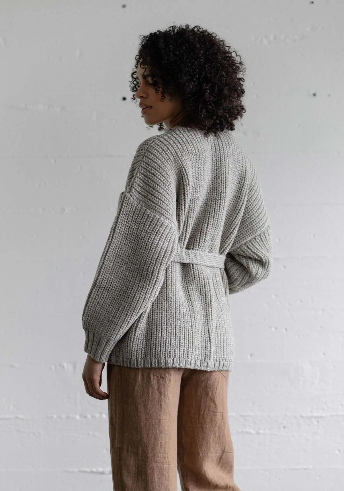 Sweater Coat - Undyed Fog