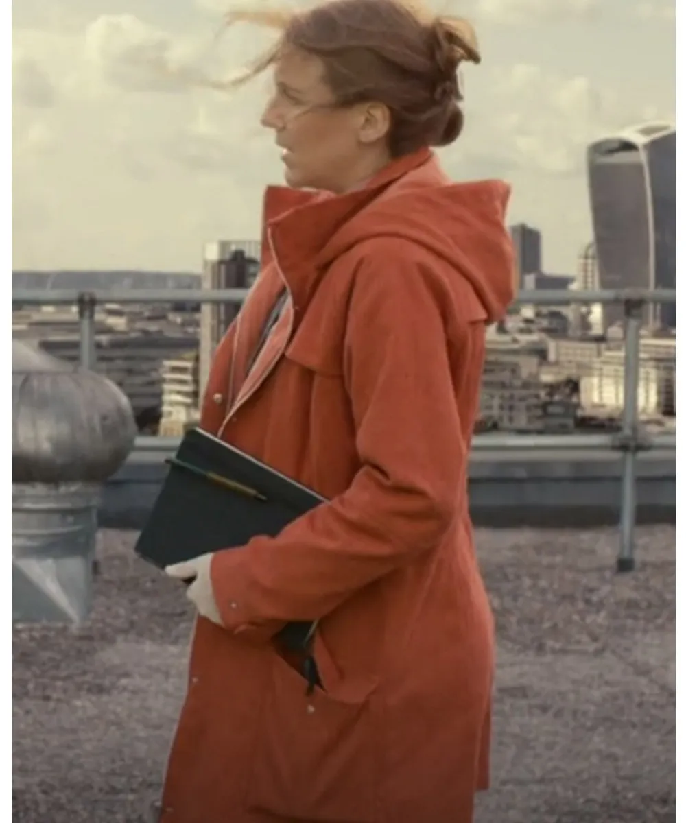 The Tower Gemma Whelan Orange Coat