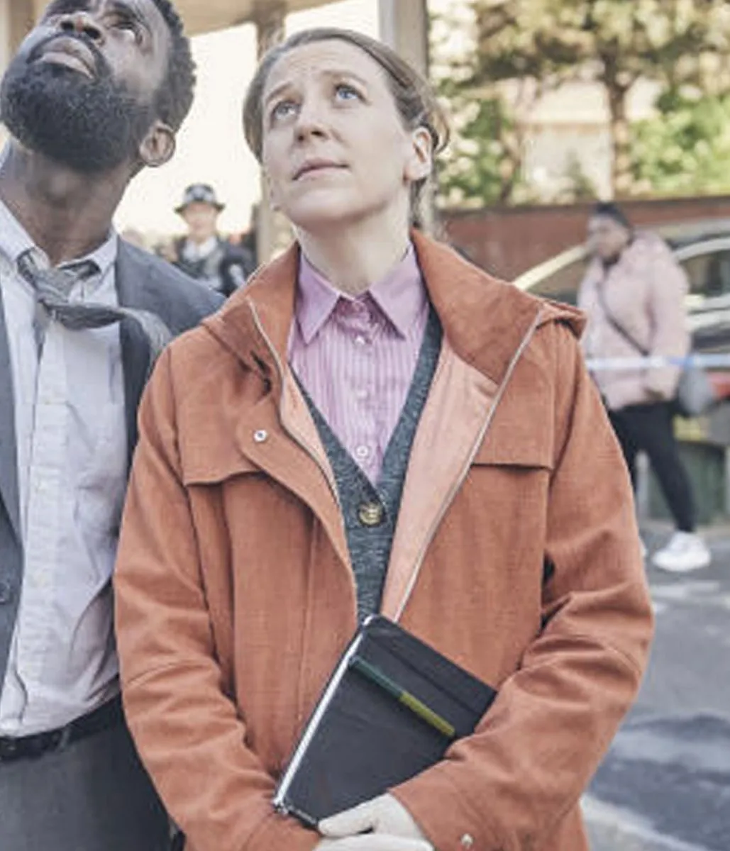 The Tower Gemma Whelan Orange Coat