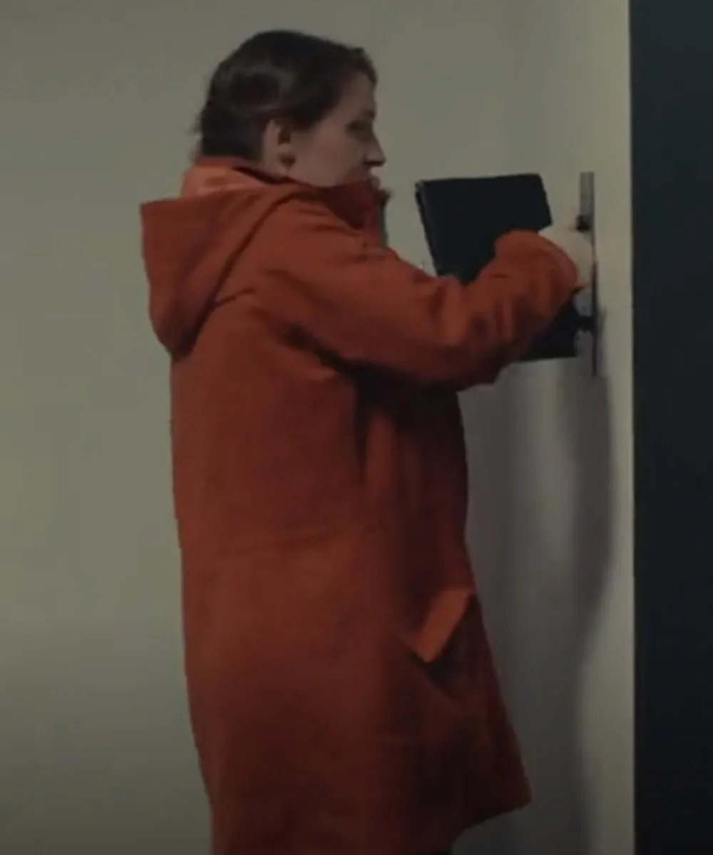 The Tower Gemma Whelan Orange Coat