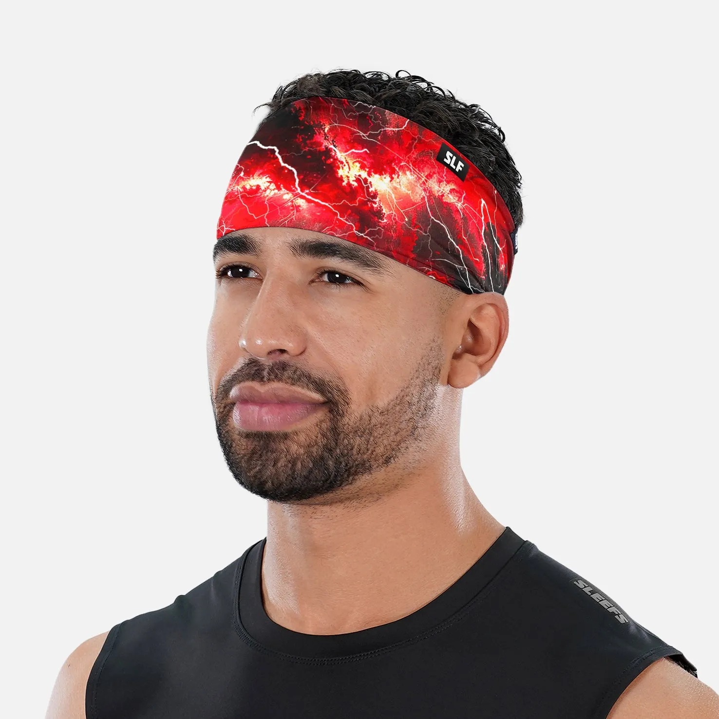 Thunderstorm Red Headband