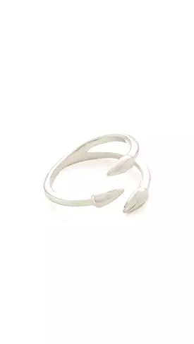 Triple Spike Ring, Silver