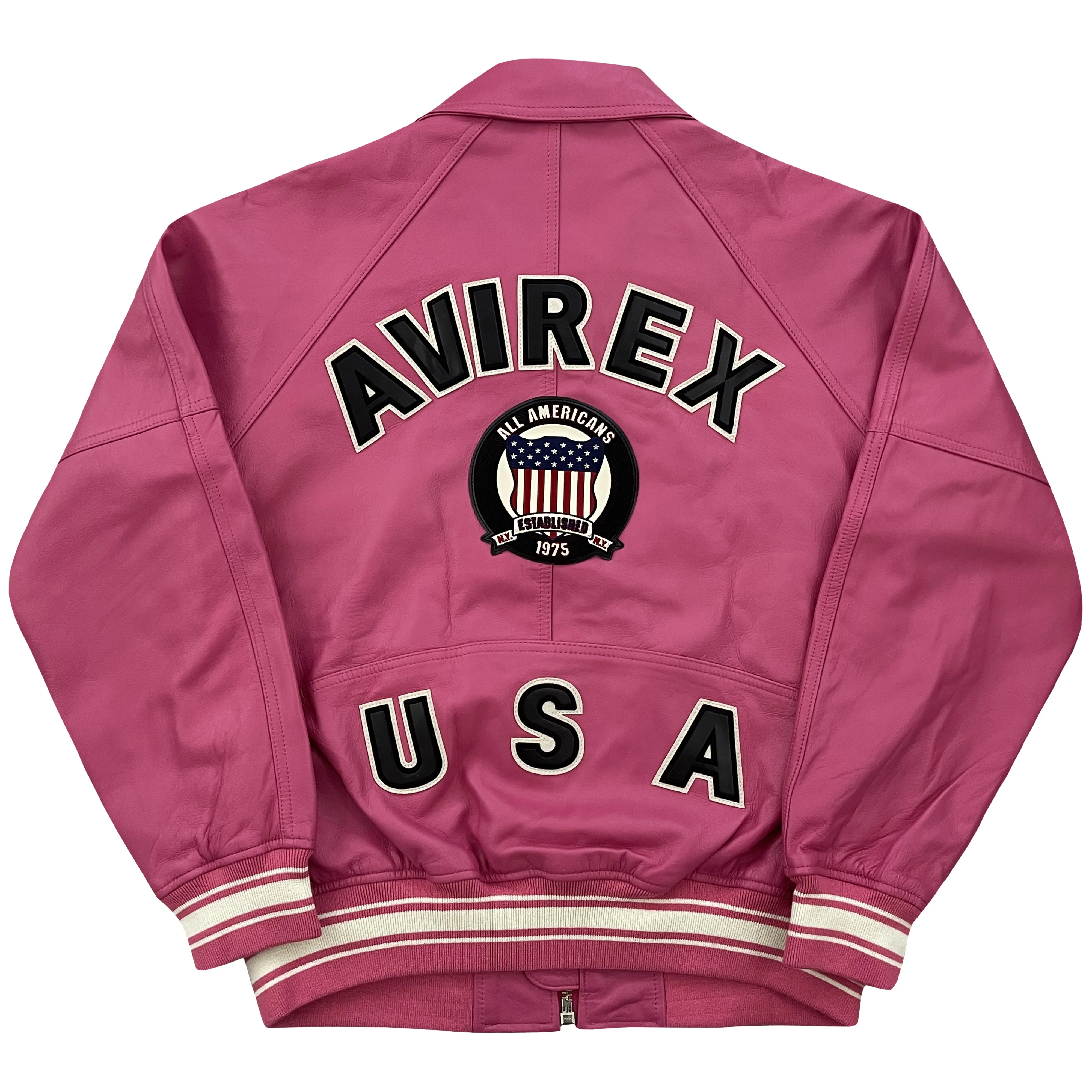 Vintage Avirex Leather Varsity Jacket