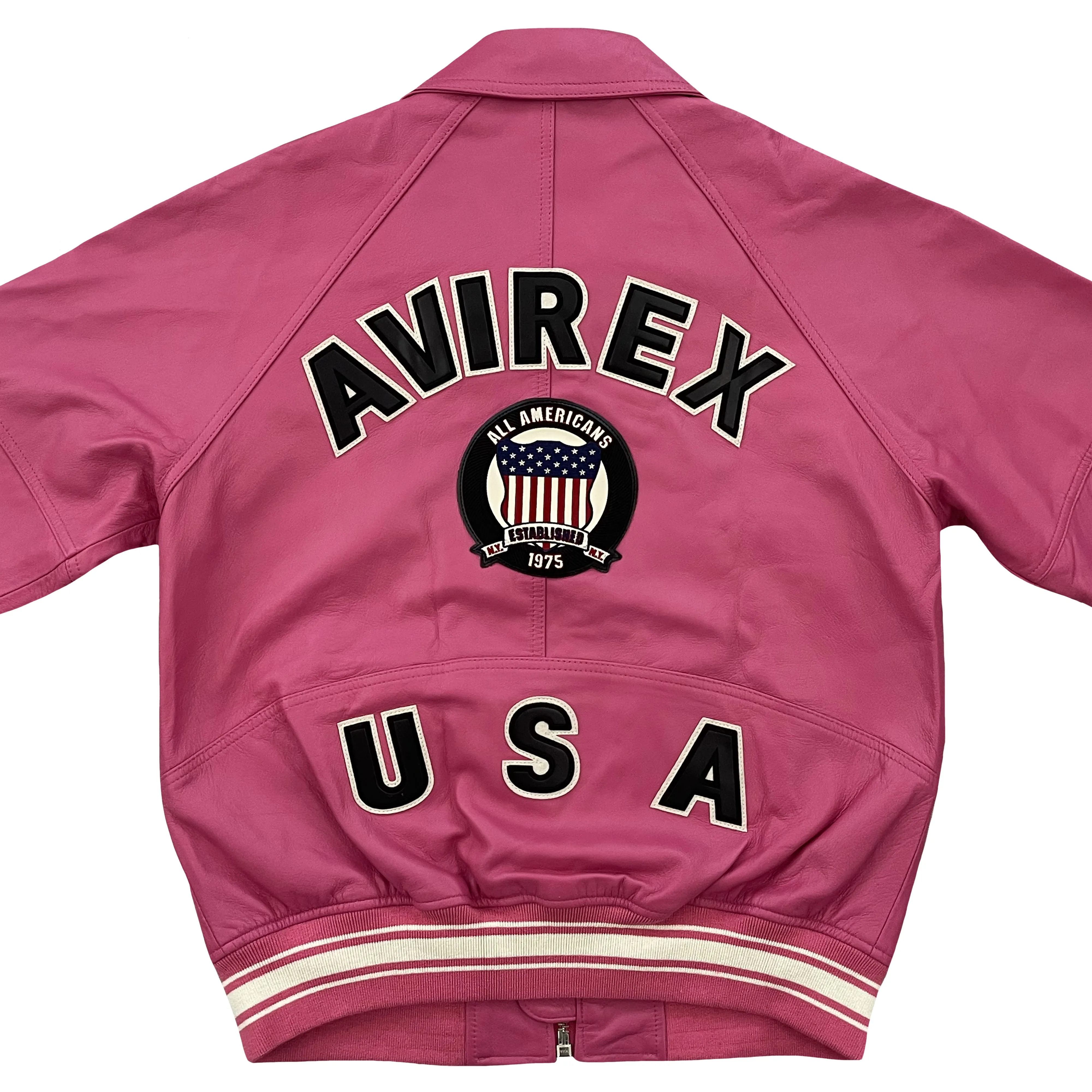 Vintage Avirex Leather Varsity Jacket