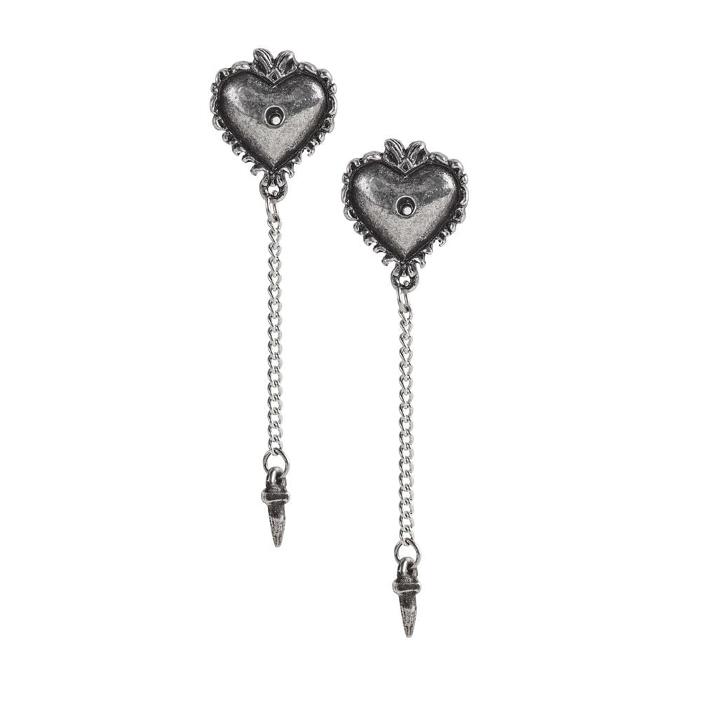 Witches Heart Studs