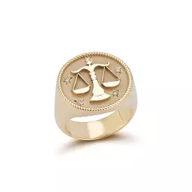 Zodiac Signet Ring